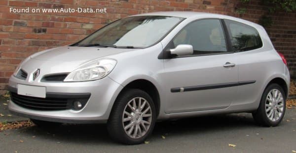 2005 Renault Clio III (Phase I) 1.5 dCi 8V (106 Hp)